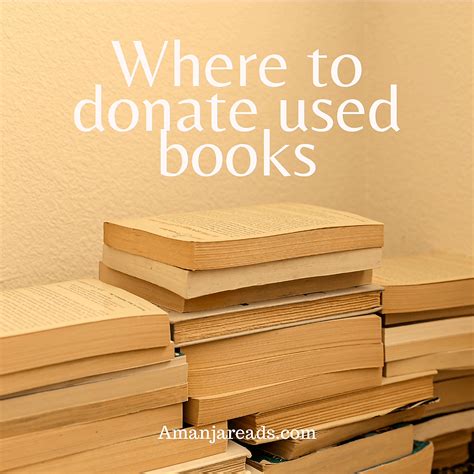 Where to Donate Books - Clear out your used book clutter! - Amanja Reads Too Much