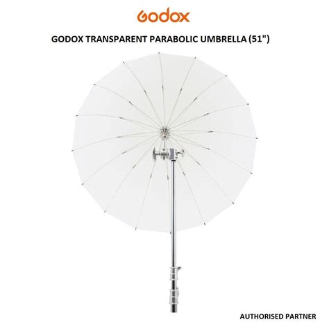 Godox Transparent Parabolic Umbrella (51") | Future Forward