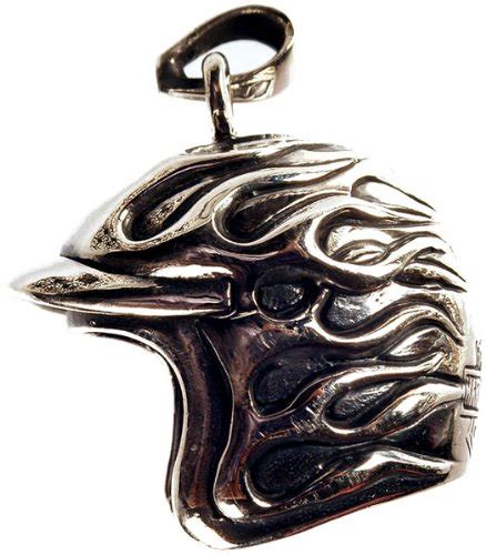 Buy Exotic India Army Helmet Pendant - Sterling Silver at Amazon.in