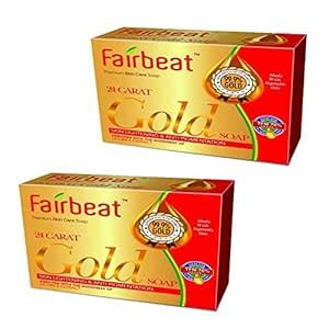 Buy Fairbeat Jobha Gold Soap 24 Carat 75g (Pack of 2) Online at Low ...