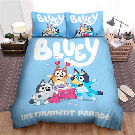 Cartoon Bluey Bedding Set Quilt Cover - EBuycos