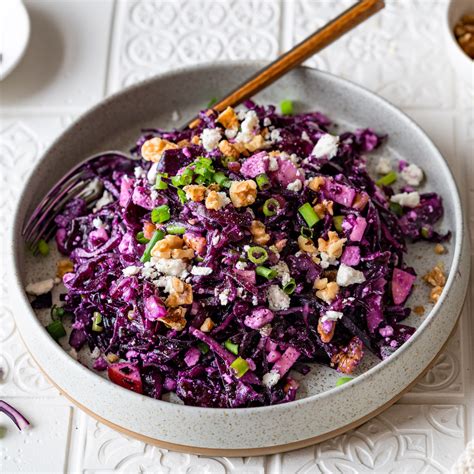 Red Cabbage Salad Recipe Asian Slaw – Colourful, Crunchy Gluten Free