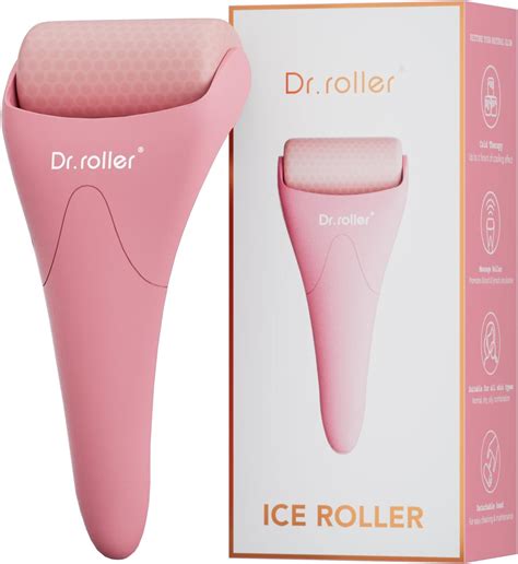 Dr.roller Ice Roller for Face and Eyes Silicone Massager, Ice Face Roller, Face Ice Rollers for ...