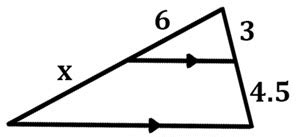 Image result for Side Splitter Theorem Practice Worksheet