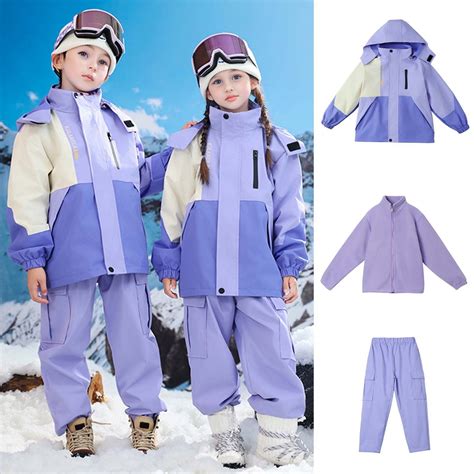 Kids Snow Suit,Girls Snow Suit Ski Suit Kids Ski Pants Toddler One ...