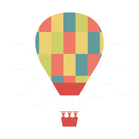 Hot Air Theme girl Multi-Coloured Balloon Cutout | Party Supplies ...