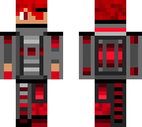 Red Robot Minecraft Skin 的图像结果