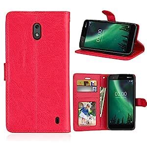 Nokia 2 case, Smarit Wallet case Nokia 2 Wallet case Built-in Stand ...