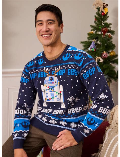 Our Universe Star Wars R2-D2 Holiday Sweater Our Universe Exclusive ...