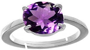 BELIEVER SPA 12.25 RATTI NATURAL AMETHYST STONE RING FOR WOMAN AND MAN ...