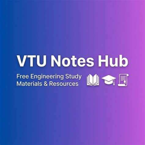 VTU Notes Hub - Engineering Study Material