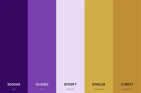 25+ Best Purple Color Palettes with Names and Hex Codes | Purple color ...