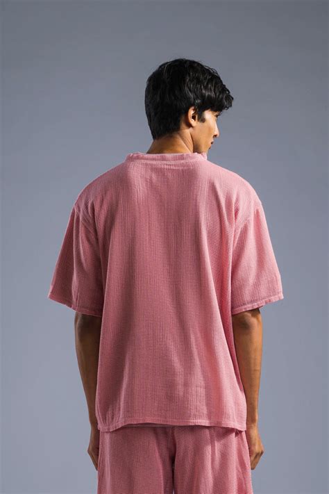 Net Layered T-Shirt for Men: Organic Cotton - Primal Gray