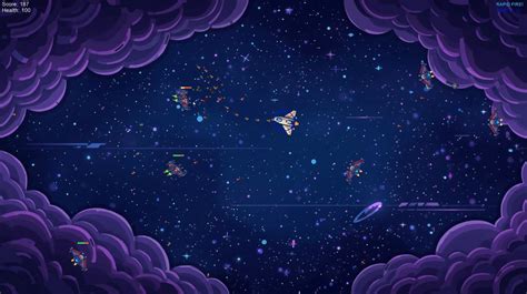 Python Space Shooter Game 的图像结果