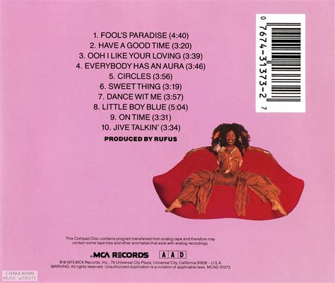 Rufus Featuring Chaka Khan – Chaka Khan