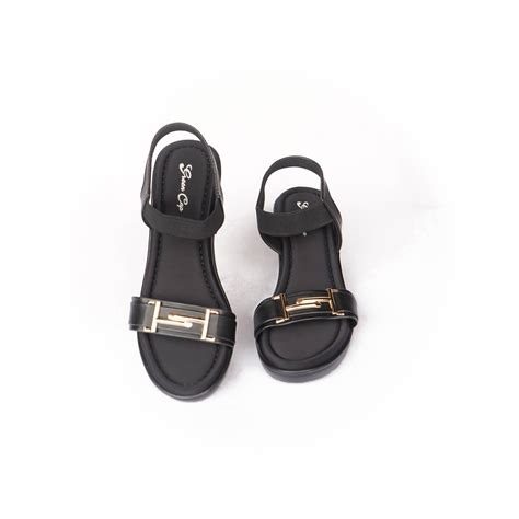 Green Cap Brand Womens Block Heel Casual Sandal SK105-75 (Black ...