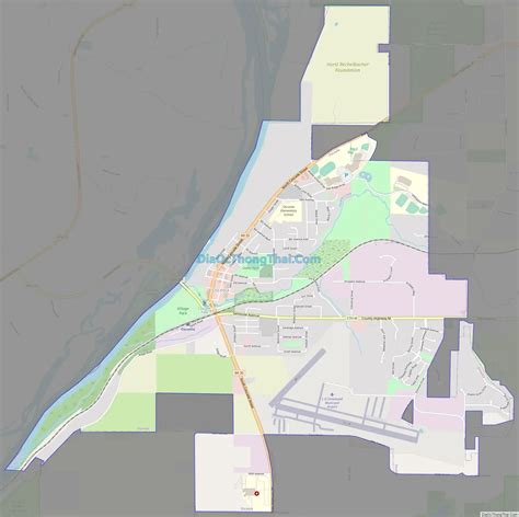 Map of Osceola village, Wisconsin - Thong Thai Real