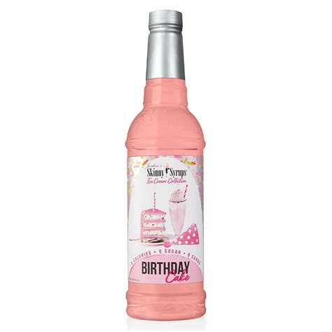 Jordan's Skinny Syrups Sugar Free Birthday Cake Syrup - Gluten Free ...
