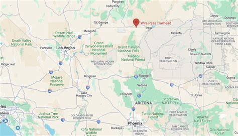 The Wave Arizona Trail Map Hiking The Wave In Arizona: Everything You