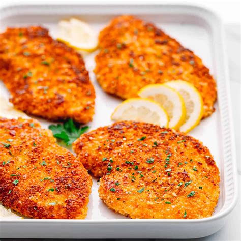Italian Breaded Chicken Easy Italian Chicken Cutlets The Hungry