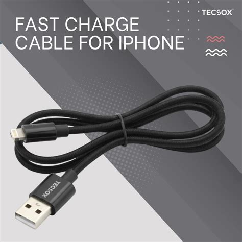 Iphone Lightning Fast Charging Cable | 20W | 1 m – TecSox