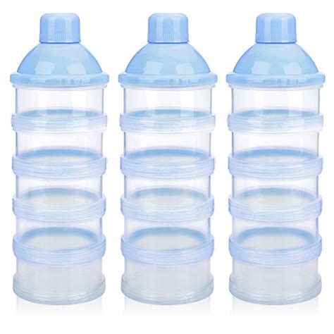 Buy Accmor3pcs Formula Dispenser On The Go, 5 Layers Stackable Formula ...