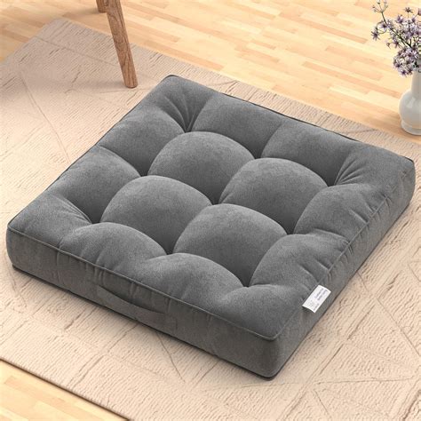 Buy HOME COLORS.IN Cotton Floor Cushion, Large Sitting Cushion, Cotton ...