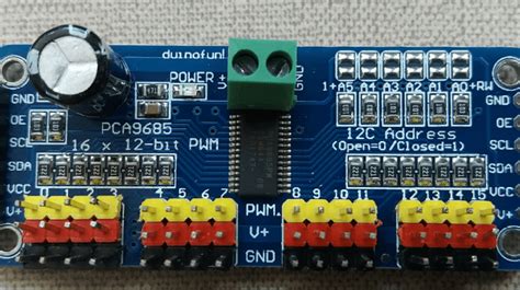 Image result for PCA9685 Arduino Code