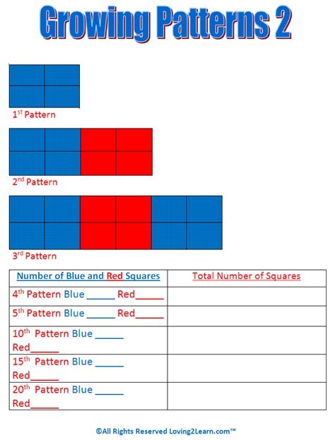 Image result for Growing Patterns Math