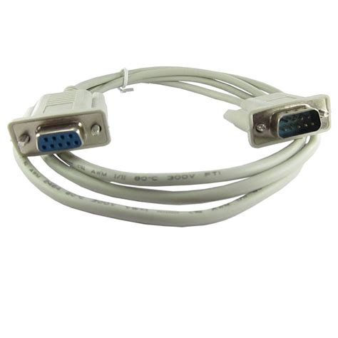 Buy Serial Cable - Molded - Male DB9 to Female DB9 Cable - 120cm Length ...
