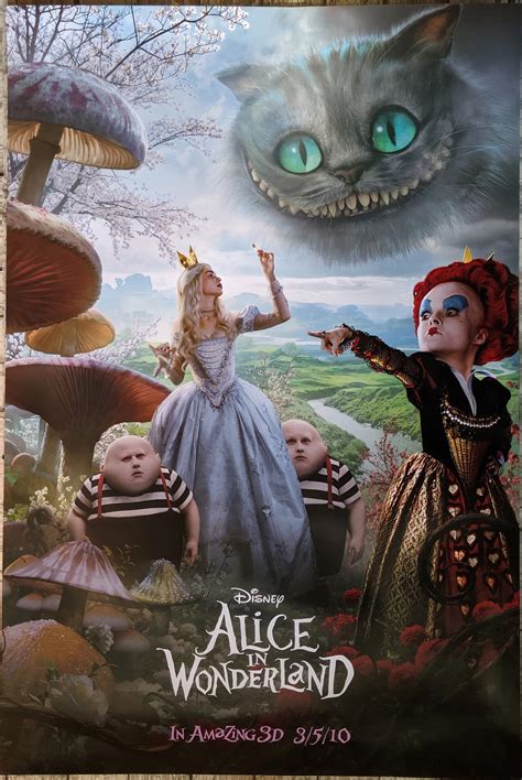 Lot - Alice In Wonderland - 3 Versions, USA One Sheet Movie Posters [3]