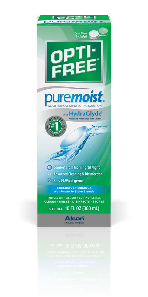 Opti-Free Puremoist Multi-purpose Contact Lens Solution, 10 fl oz ...