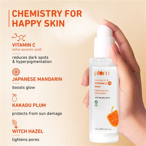Vitamin C Face Toner with Mandarin & Kakadu Plum | Boosts Glow | Fades ...