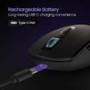 Portronics Toad One Bluetooth Wireless Mouse with 6 Buttons, RGB Lights ...