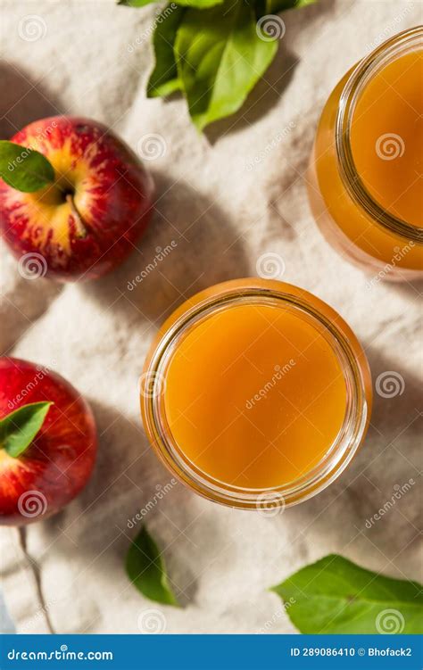 Cold Refreshing Apple Cider Juice Stock Photo - Image of fresh, natural ...