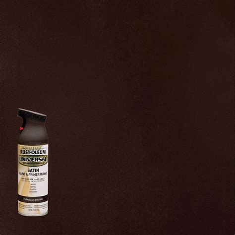 Rust-Oleum Universal Satin Espresso Brown Spray Paint 12 Oz - All ...