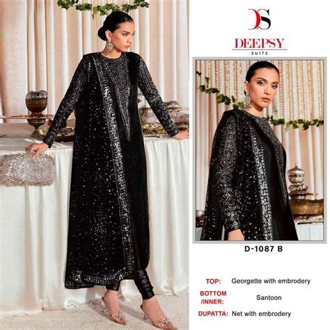 Deepsy D 1087 Fancy Georgette Designer Pakistani Suit Collection ...