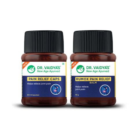 Pain Relief Capsule: Relieve Joint & Muscle Pain | Dr. Vaidya's