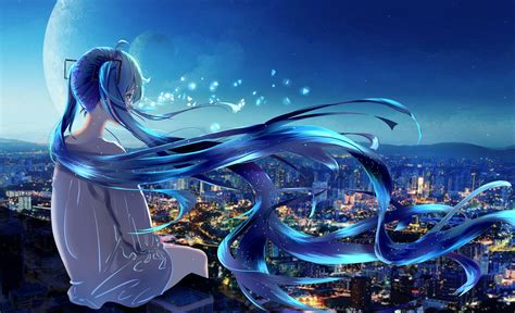 Blue Anime Character Wallpapers - Top Free Blue Anime Character ...