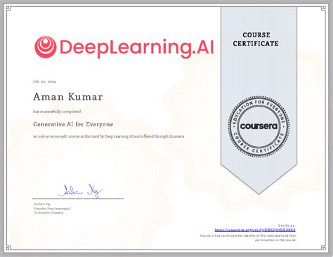 Coursera Generating AI - LAW - J a n 2 2 , 2 02 4 Ama n Kuma r ...