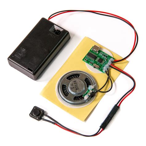 Talking Products, MP3 Sound Chip Module, 4MB Memory, with AAA Battery ...