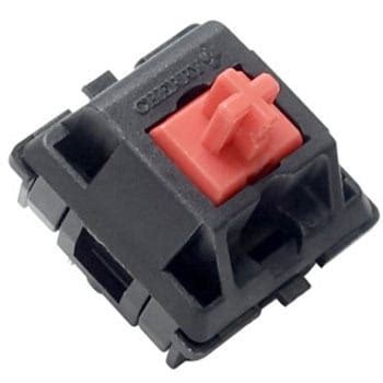 FKSW10CH/MPSーBB CHERRY MX2A 静音赤軸キースイッチ 10個セット 簡易クリスタルパック入り 1個(10個 ...