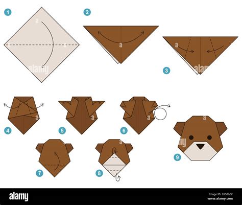 Image result for Origami Bear Tutorial
