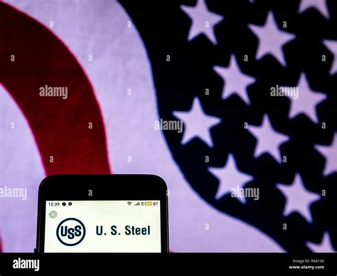 U.S. Steel company logo seen displayed on smart phone Stock Photo - Alamy