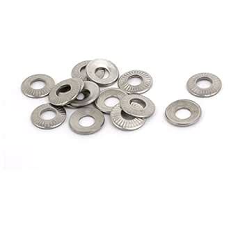 Generic M4 Inner Diameter 304 Stainless Steel Serrated Conical Spring ...
