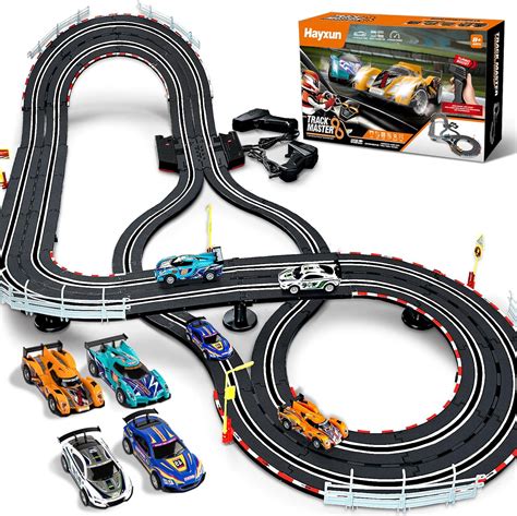 HAYXUN Electric Slot Car Race Track Sets - Race Car Track India | Ubuy