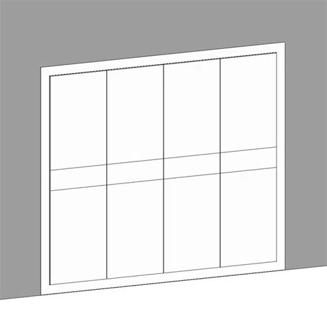 BIM objects - Free download! STRUGAL CABINET FRONT Folding Doors (Four ...