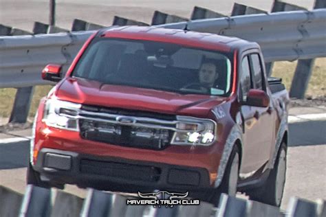 Spied! High-Performance Ford Maverick ST in the Works? | MaverickTruckClub - 2022+ Ford Maverick ...