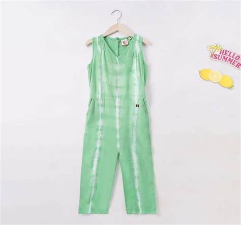 Ed-a-Mamma Sustainable Girls Tie Dye Jumpsuit