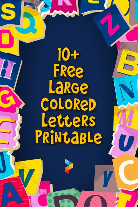 Image result for Colored Block Letters